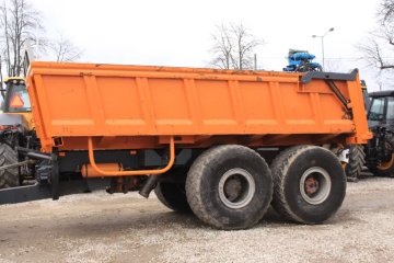 Przyczepa wywrotka, rolnicza-ciężarowa, bez podatków, napędy, 22T