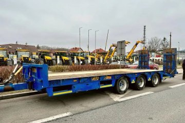 niskopodwozie, najazdy hydrauliczne, bez podatku drogowego! 27 ton